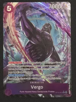 Vergo Foil The Azure Sea's Seven Alternate Art Rare OP14-061 One Piece CCG - Image 1