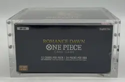 One Piece TCG OP-01 EN Romance Dawn Blue Bottom Booster Box SEALED w/Acrylic - Image 5
