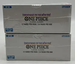 Lot of (2) One Piece TCG OP-05 EN Awakening Of The New Era Booster Boxes SEALED - Image 5