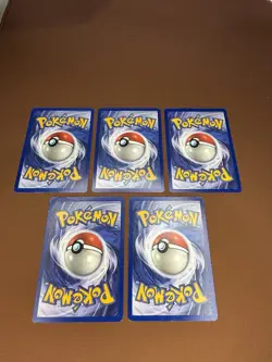 Pokemon TCG Vintage 5 Card Lot - Seel Shellder Tauros Ditto Recycle - Image 2