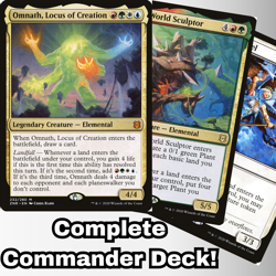 MTG Commander EDH Deck Omnath, Locus of Creation 100 Cards Custom Deck Landfall - Image 1
