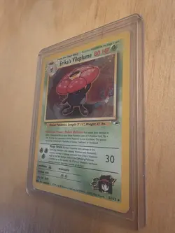 Pokemon Erika's Vileplume Gym Heroes Holo Rare 80 HP Card 005/132 Unlimited 2000 - Image 2