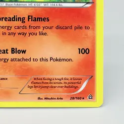 Blaziken 28/160 Holo Rare XY Primal Clash Pokemon Card LP - Image 4