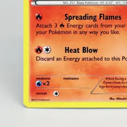 Blaziken 28/160 Holo Rare XY Primal Clash Pokemon Card LP - Image 5