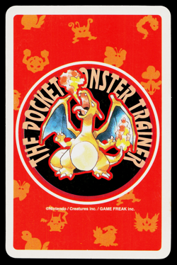 Kabutops 10 of Hearts 1996 Red Playing Cards Pokemon Japanese Lightly Played - Image 2