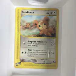 Pokemon Teddiursa Skyridge 109/144 Reverse Holo Nintendo 40 HP Common Card - Image 1