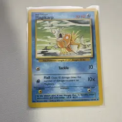 Pokemon Magikarp Base Set Shadowless 1st Edition Uncommon Card 35/102 - Image 1