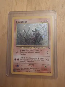 Pokemon Houndour Neo Discovery Holo Rare 50 HP Card 5/75 Unlimited 2001 - Image 1