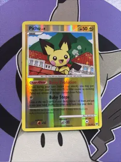 Pichu - 25/99 - Rare Reverse Holo Platinum: Arceus Pokemon TCG Card - Image 1