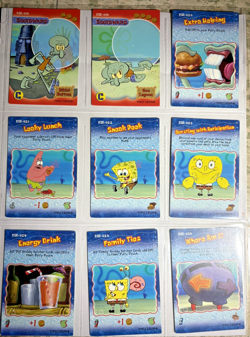 SpongeBob Trading Card Game Deep Sea Duel 2003 Starter Deck 1st Edition 27 Cards - Image 3