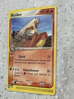 Blaziken Ruby and Sapphire 15/109 MP-HP Pokemon Card - Image 3
