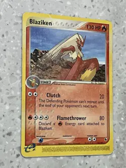 Blaziken Ruby and Sapphire 15/109 MP-HP Pokemon Card - Image 4