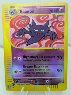 Haunter 80/165 Reverse Holo Expedition 2002 Pokemon Card WotC e-Reader MP/HP - Image 1
