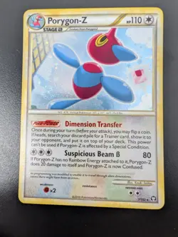 2010 PORYGON-Z #7/102 HeartGold SoulSilver TRIUMPHANT POKEMON CARD RARE-HOLO- NM - Image 4