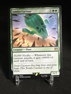 Jumbo Cactuar Magic: The Gathering Card Final Fantasy Creature, Regular - Image 1