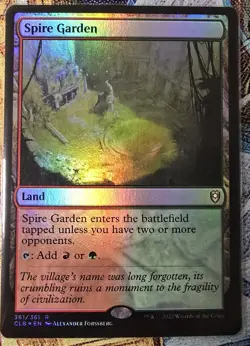 Spire Garden, Commander Legends: Battle for Baldur's Gate, MTG,Foil,#361,NM++ - Image 1