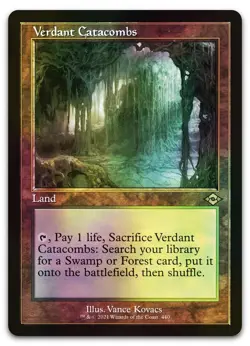 Verdant Catacombs (Retro Frame) (Foil Etched) #440 NM Modern Horizons 2 - Image 1