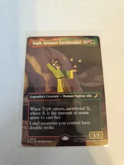 Toph, Greatest Earthbender Borderless MTG Avatar: TLA Eternal-Legal Nm/M - Image 1