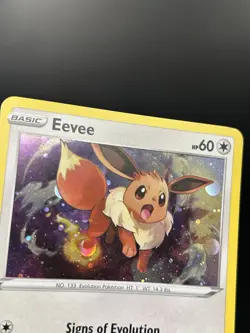 Eevee SWSH042 - Pokemon Sword & Shield Black Star Promo Card - LP - Image 2