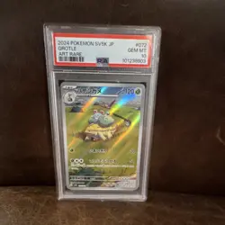 Pokemon Grotle 072/071 Sv5k Wild Force Art Rare Holo PSA 10 Japanese - Image 1