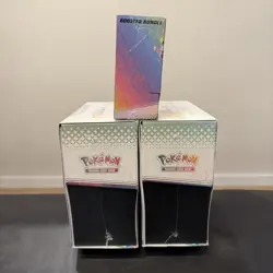 Pokemon Prismatic Evolutions 2 ETBs + 1 Booster Bundle Three total Sealed items! - Image 3