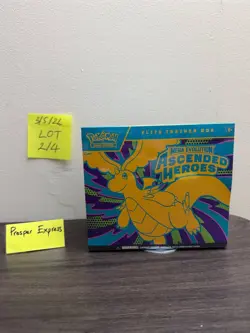 Pokemon Ascended Hero's Elite Trainer Box Sealed ETB - NEW SEALED- READY TO SHIP - Image 1