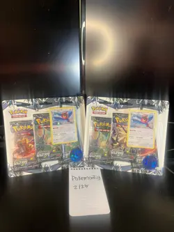 Pokemon Sun And Moon Ultra Prism 3-Pack Blister Factory Sealed LOT of 2 - Image 1
