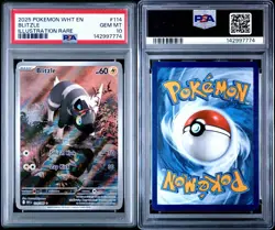 Pokemon TCG - Blitzle 114/086 - Illustration Rare - White Flare - PSA 10 - GEM - Image 3