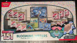 Pokemon TCG Scarlet & Violet 151 Blooming Waters Premium Collection Box Sealed - Image 1
