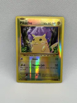 Pokemon TCG Pikachu 35/108 Reverse Holo XY Evolutions Set NM Condition - Image 1