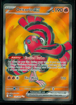 Pokemon ORICORIO EX 110/094 - Phantasmal Flames - ULTRA RARE FULL ART - MINT - Image 1