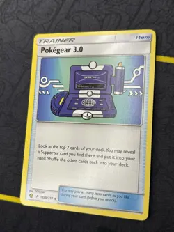 Pokegear 3.0 182B/214 Pokemon Alternate Art Non Holo Trainer Promo - NM - Image 3