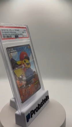 2016 Pokemon Japanese XY Promo Special Box #294 FA Mario Pikachu PSA 8.5 - Image 2