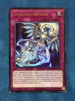 YuGiOh! - Dominus Impulse MZMU-EN126 Ultra Rare 1st Edition Near Mint - Image 1