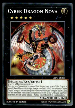 Yu-Gi-Oh TCG Legendary Dragon Decks #LEDD-ENB30 Cyber Dragon Nova 1st Ed. - Image 1