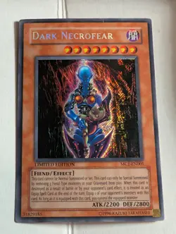 Dark Necrofear - MC1-EN005 Secret Rare YuGiOh! Holo Foil - Image 1