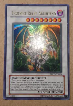Yu-Gi-Oh! Thought Ruler Archfiend TDGS-EN044 Ultra Rare Unlim - Image 1