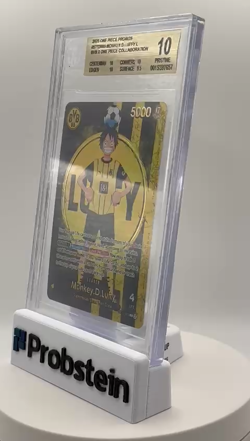 2025 ONE PIECE PROMOS BVB X ONE PIECE MATCH DAY 2025 #003 MONKEY D. LUFFY BGS 10 - Image 2