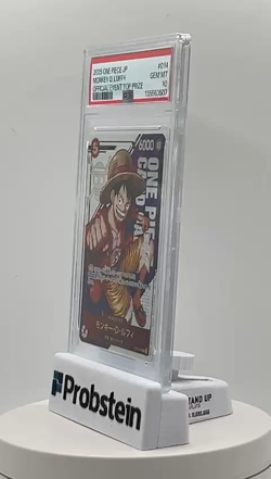 2025 ONE PIECE JPN PROMOS OFFICIAL EVENT TOP PRIZE #014 MONKEY D. LUFFY PSA 10 - Image 2