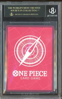 2025 BVB X ONE PIECE MATCH DAY PROMOS #003 MONKEY D. LUFFY BGS 10 BLACK LABEL - Image 3