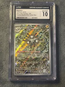 Magneton 159 Pokemon TCG S&V Surging Sparks Black Star Promo Holo Card CGC 10 - Image 1