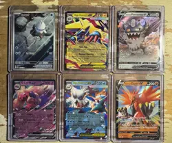 Pokemon TCG 6-Card Lot Sword & Shield XY EX V Holo Snover Zapdos - Image 1