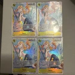 Nami (053) EB03-053 Extra Booster: One Piece Heroines Edition Foil 4 Card Lot - Image 1