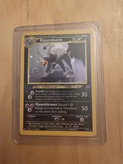 Pokemon Houndoom Neo Discovery Holo Rare 70 HP Card 4/75 Unlimited 2001 - Image 1