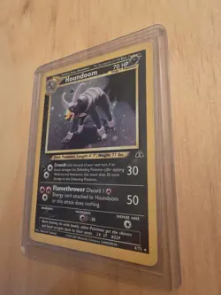 Pokemon Houndoom Neo Discovery Holo Rare 70 HP Card 4/75 Unlimited 2001 - Image 2