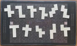 Yugioh! Dungeon Dice Monsters Tiles (Set Of 11) Double Sided W/ Star - White - Image 1