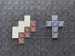 Yugioh! Dungeon Dice Monsters Tiles (Set Of 11) Double Sided W/ Star - White - Image 2