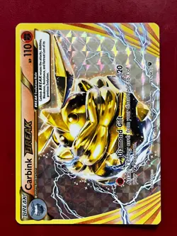 Carbink BREAK 51/124 Pokemon Fates Collide XY Ultra Rare Card LP - Image 1