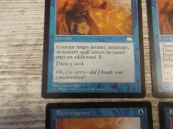 4x Disrupt - Weatherlight - NM/EX - 1x Engl 1x Germ 1x Asian 1x French - OOP MTG - Image 2