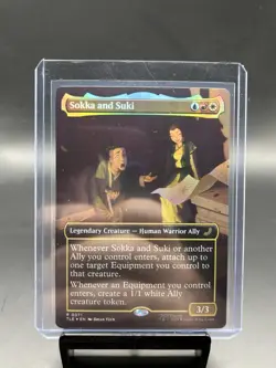 Sokka and Suki Magic: The Gathering Avatar: The Last Airbender Eternal Foil R - Image 1